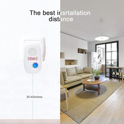 Ultrasonic Pest Repeller 6-Pack, Plug-In for Mice, Roaches, Spiders & Bugs (White) - Growtochoice LLC