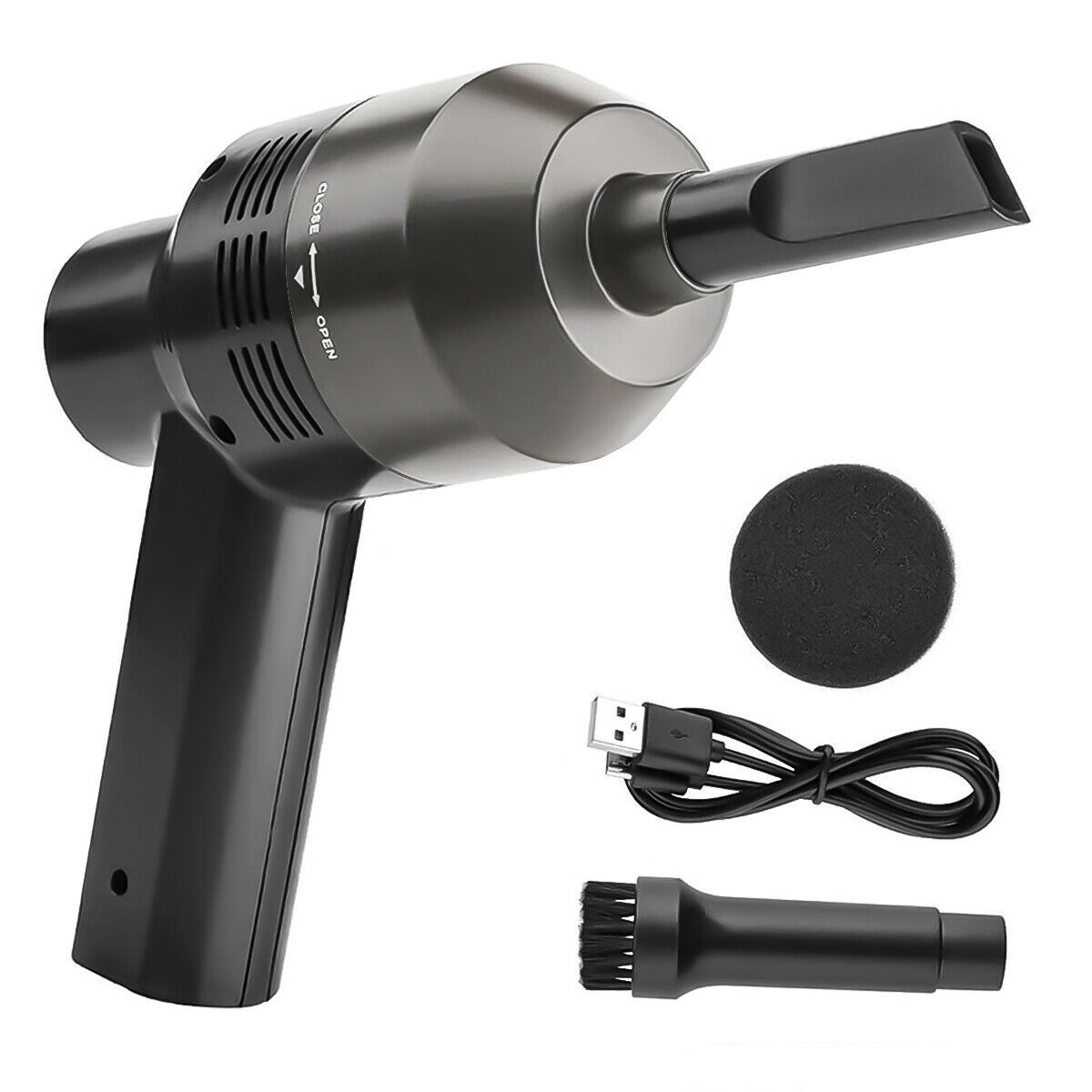 "USB Rechargeable Cordless Keyboard Vacuum Cleaner with Cleaning Gel – Portable Computer Cleaner for Car, Laptop, PC, Piano, and Pet Hair" - Growtochoice LLC