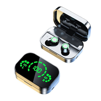 Wireless Bluetooth-compatible Headset TWS Large Screen Smart Digital Display In Ear Breathing Light - Growtochoice LLC