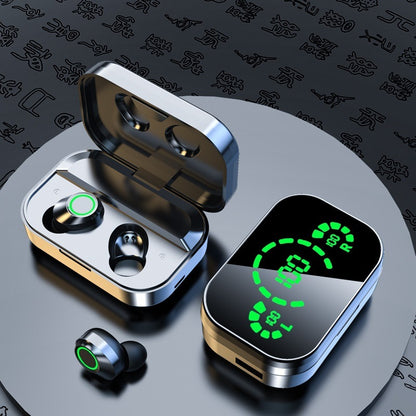 Wireless Bluetooth-compatible Headset TWS Large Screen Smart Digital Display In Ear Breathing Light - Growtochoice LLC