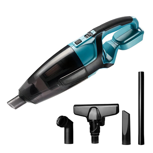 Handheld Powerful Wireless Car Vacuum Cleaner High Power Cordless Portable Wide Application Vacuum Cleaner (Battery Excluded) - Growtochoice LLC