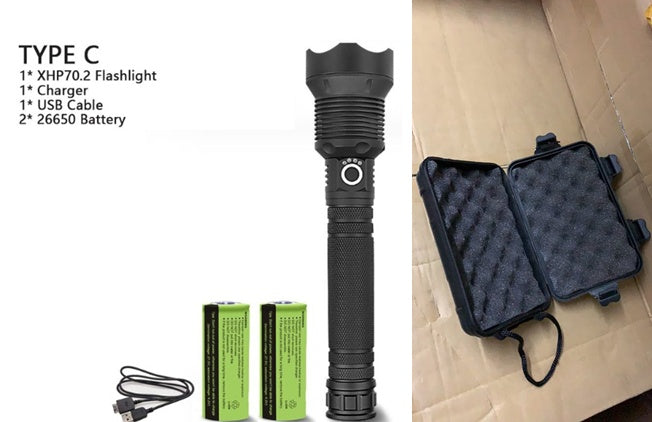 XHP70.2 Powerful Usb Led Flashlight - Growtochoice LLC