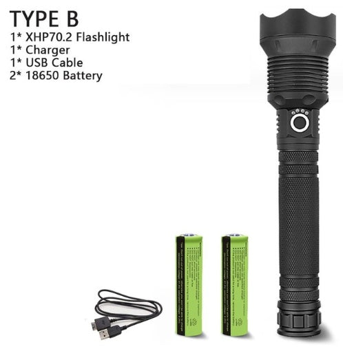 XHP70.2 Powerful Usb Led Flashlight - Growtochoice LLC