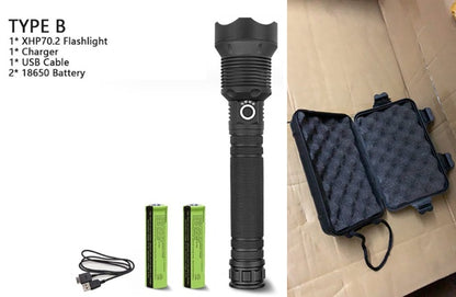 XHP70.2 Powerful Usb Led Flashlight - Growtochoice LLC