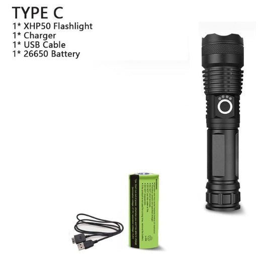 XHP70.2 Powerful Usb Led Flashlight - Growtochoice LLC