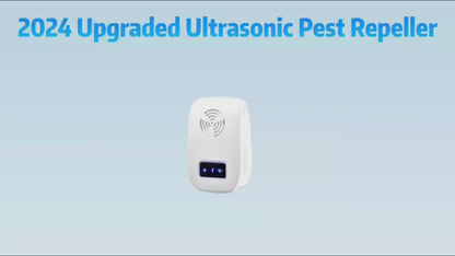 "Ultrasonic Pest Repeller 6-Pack, Electronic Plug-In for Mice, Roaches, Spiders, Ants, Flies & Bugs (White)"