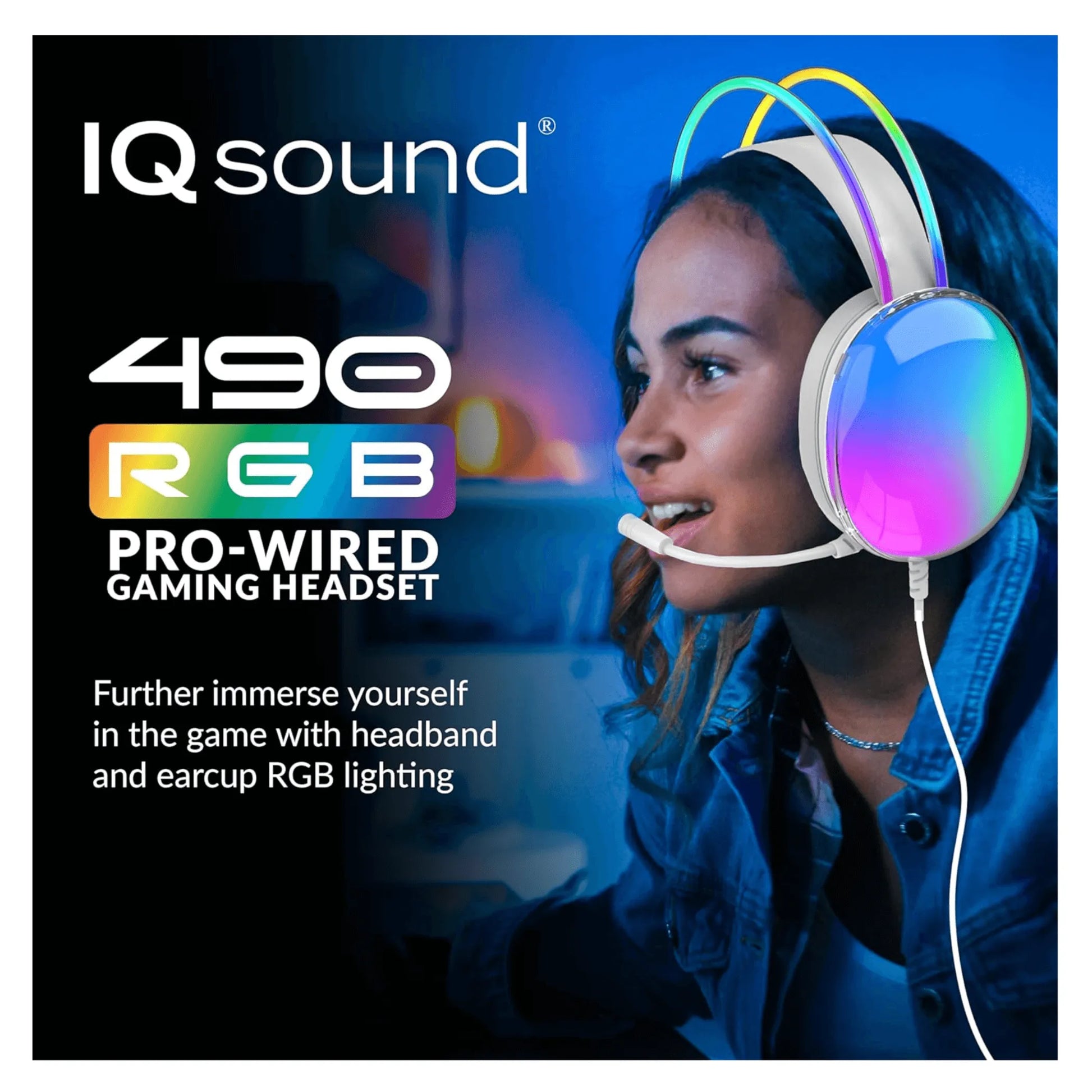 Supersonic Pro-Wired Gaming Headset with Lights & Surround Sound - Growtochoice LLC