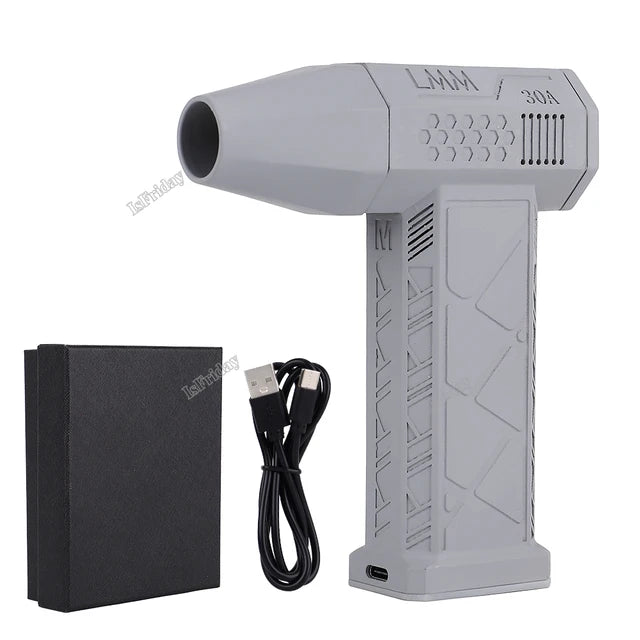 Powerful Mini Turbo Jet Fan: 110,000 RPM, 45m/s Wind Speed, Brushless Motor, Handheld Duct Fan for High-Performance Cyclone Turbo Electric Blowing