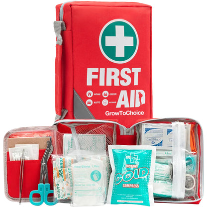 First Aid Kit Portable Emergency Medicine Bag First Aid Products for Minor Wound Care