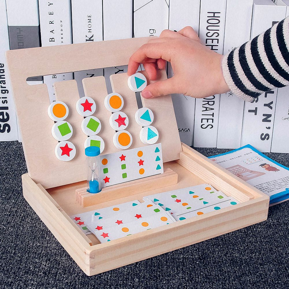 Children Wooden Puzzle Teaching Game