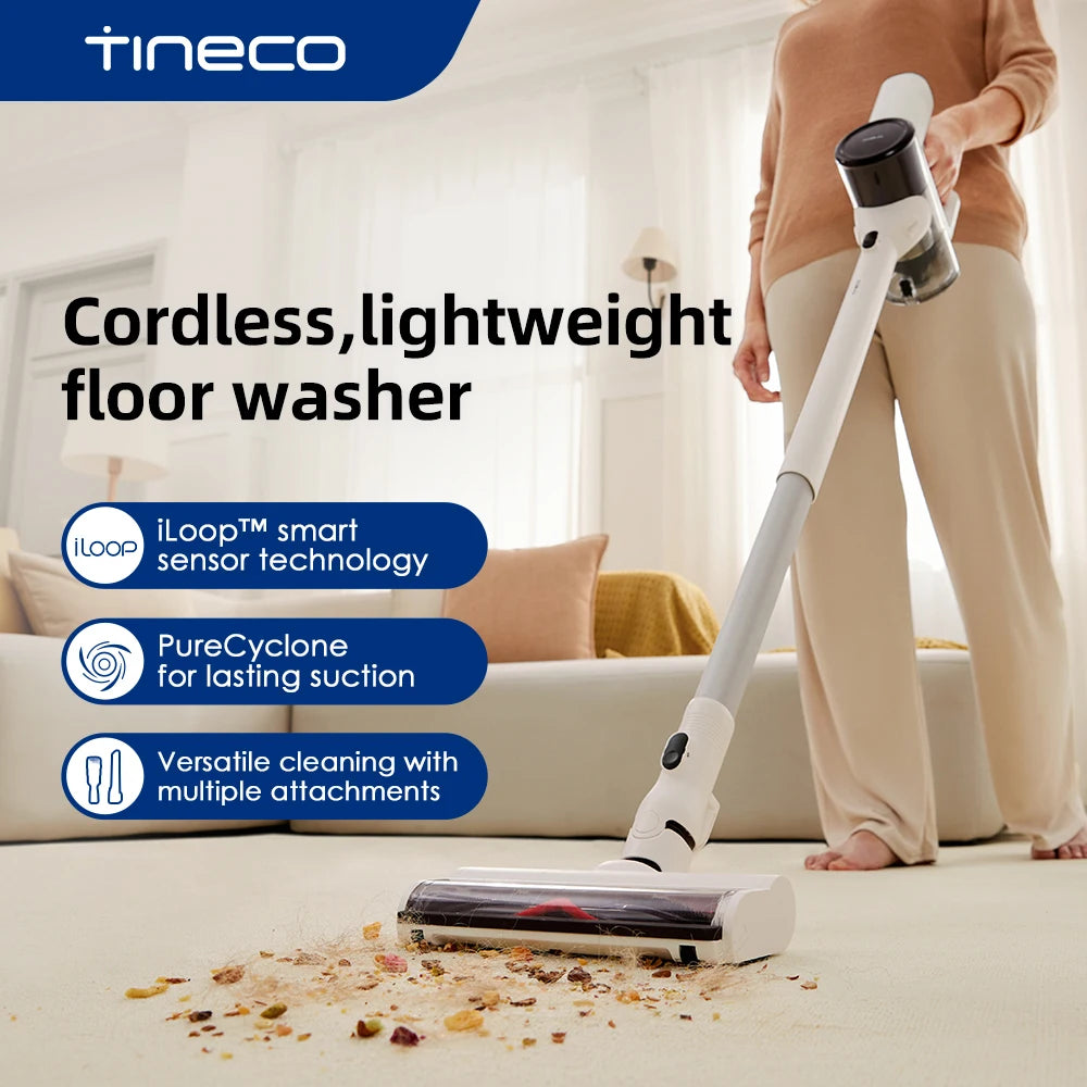 Discover the Tineco Pure One Air: The Ultimate Cordless Vacuum Cleaner for Homes - Lightweight, Wireless, Whisper-Quiet, and Powerful Suction for Effortless Cleaning
