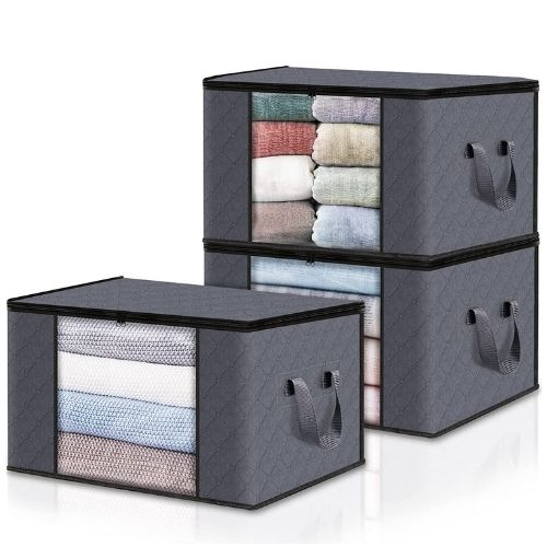 Amazing Set Of 3 Clothes Storage Bags