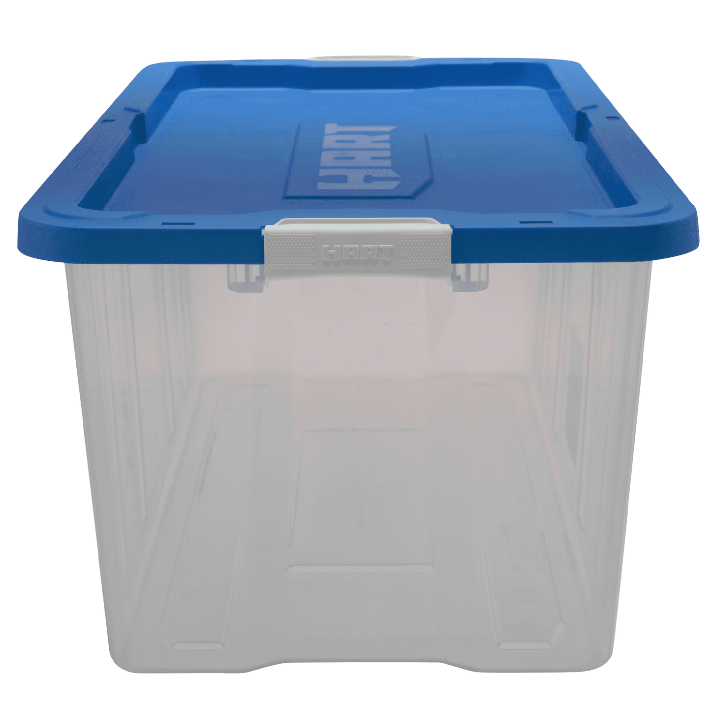 160 Quart Latching Plastic Storage Bin Container, Clear, Set of 3