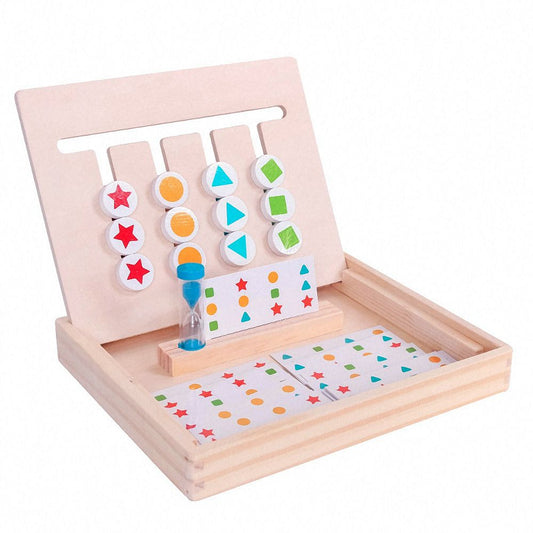 Children Wooden Puzzle Teaching Game - Growtochoice LLC