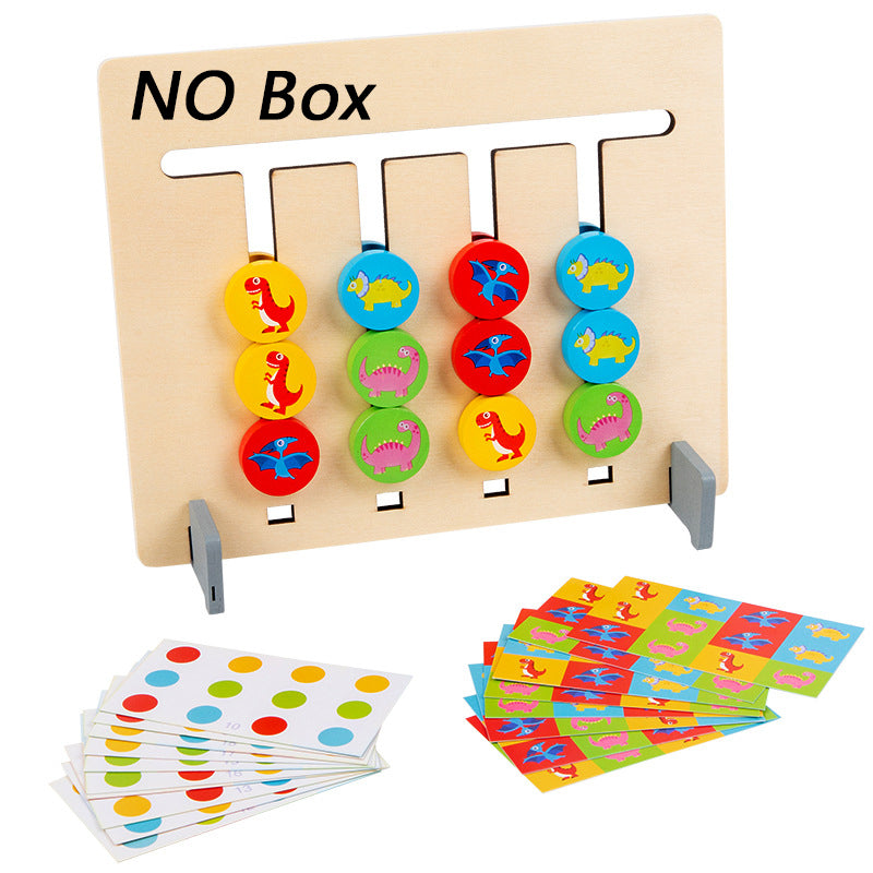 Children Wooden Puzzle Teaching Game - Growtochoice LLC