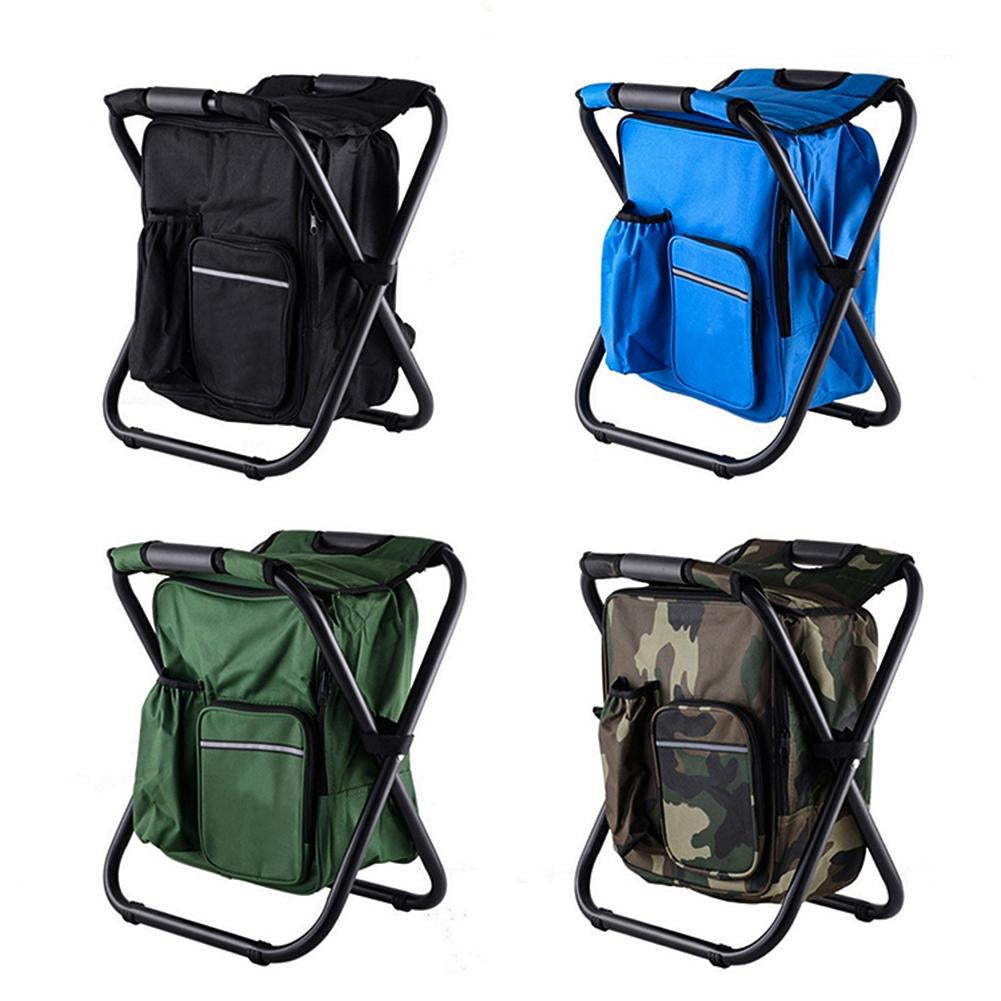 Folding Stool Backpack Camping Seat - Growtochoice LLC